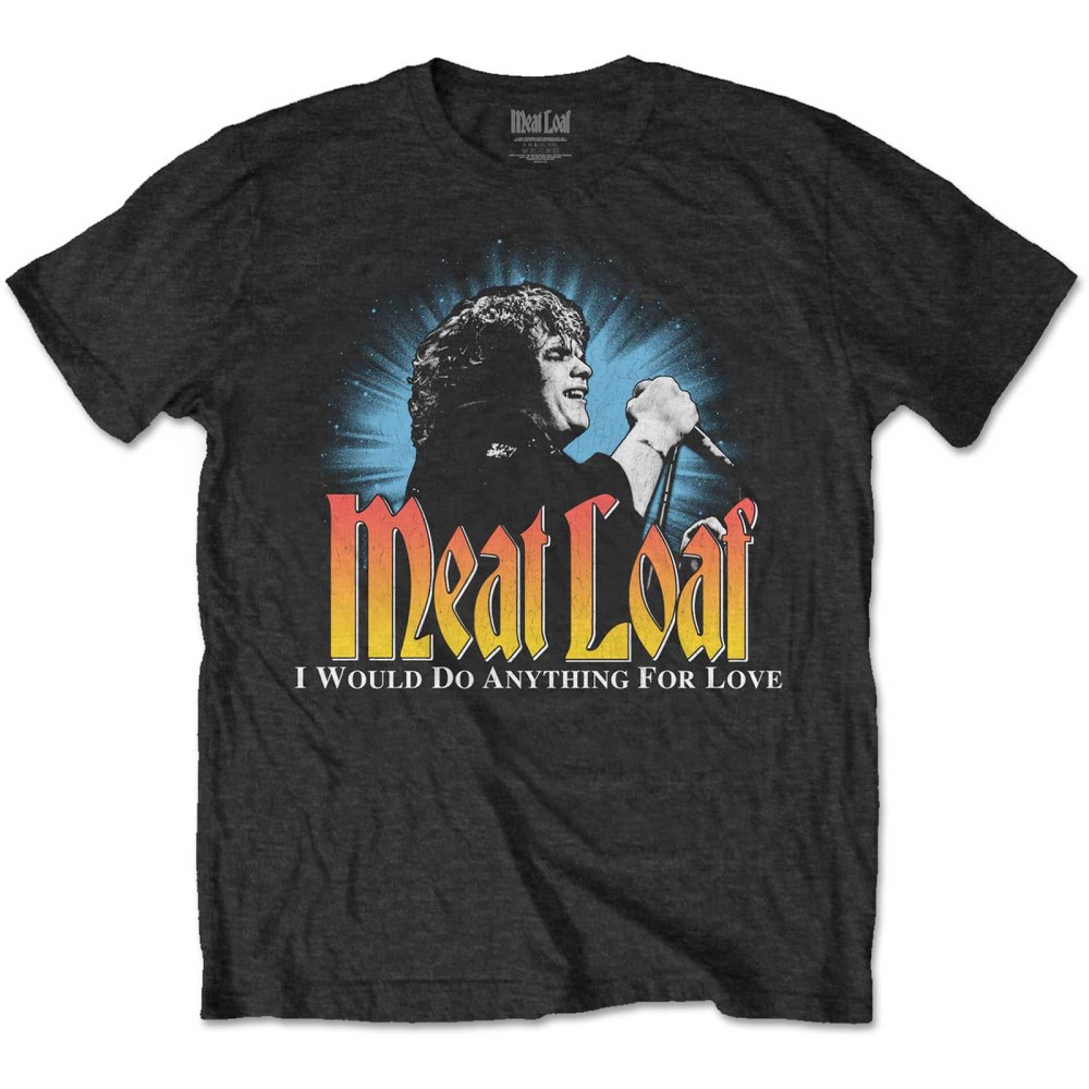 Meat Loaf - Live Heren Tshirt - Zwart
